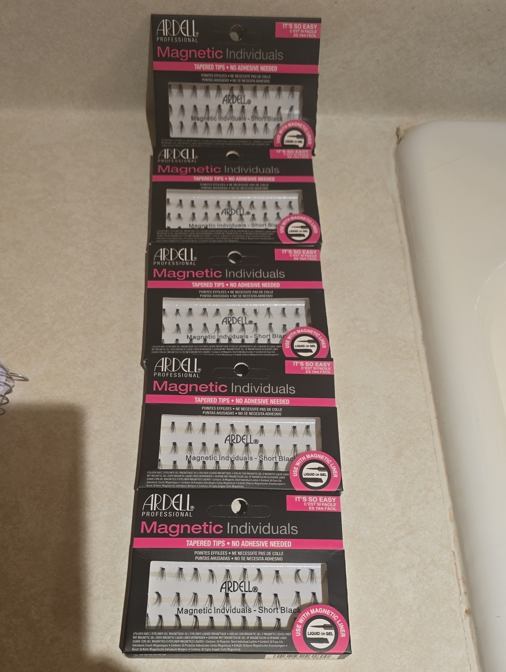 Ardell Magnetic Individual Lashes Packs Lot of 5 Packs